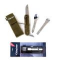 King Camp - Набор ложка-вилка-нож из стали 3643 Multi Camp Kit