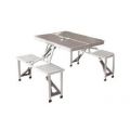 King Camp - Набор складной алюминиевой мебели 3864 Delux table/Chair Set