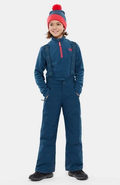 The North Face - Детские теплые брюки Youth Snowquest Suspender Plus